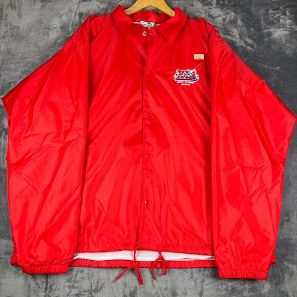 Augusta Super Bowl‎ XLI 2007 South Florida Red Coaches Jacket 2XL NWT - Picture 1 of 10
